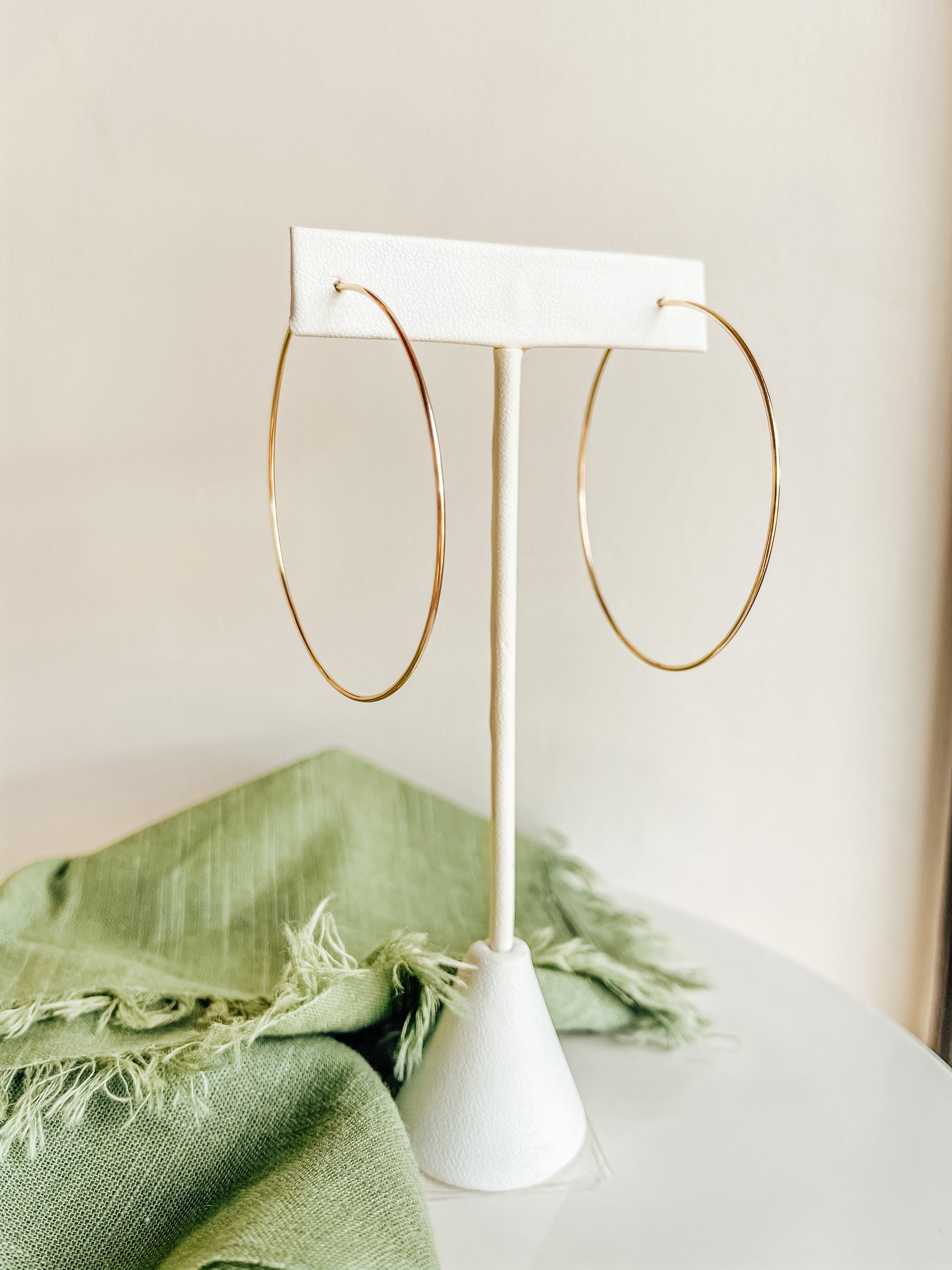 Essential Gold Hoops - Quad Espresso Jewelry