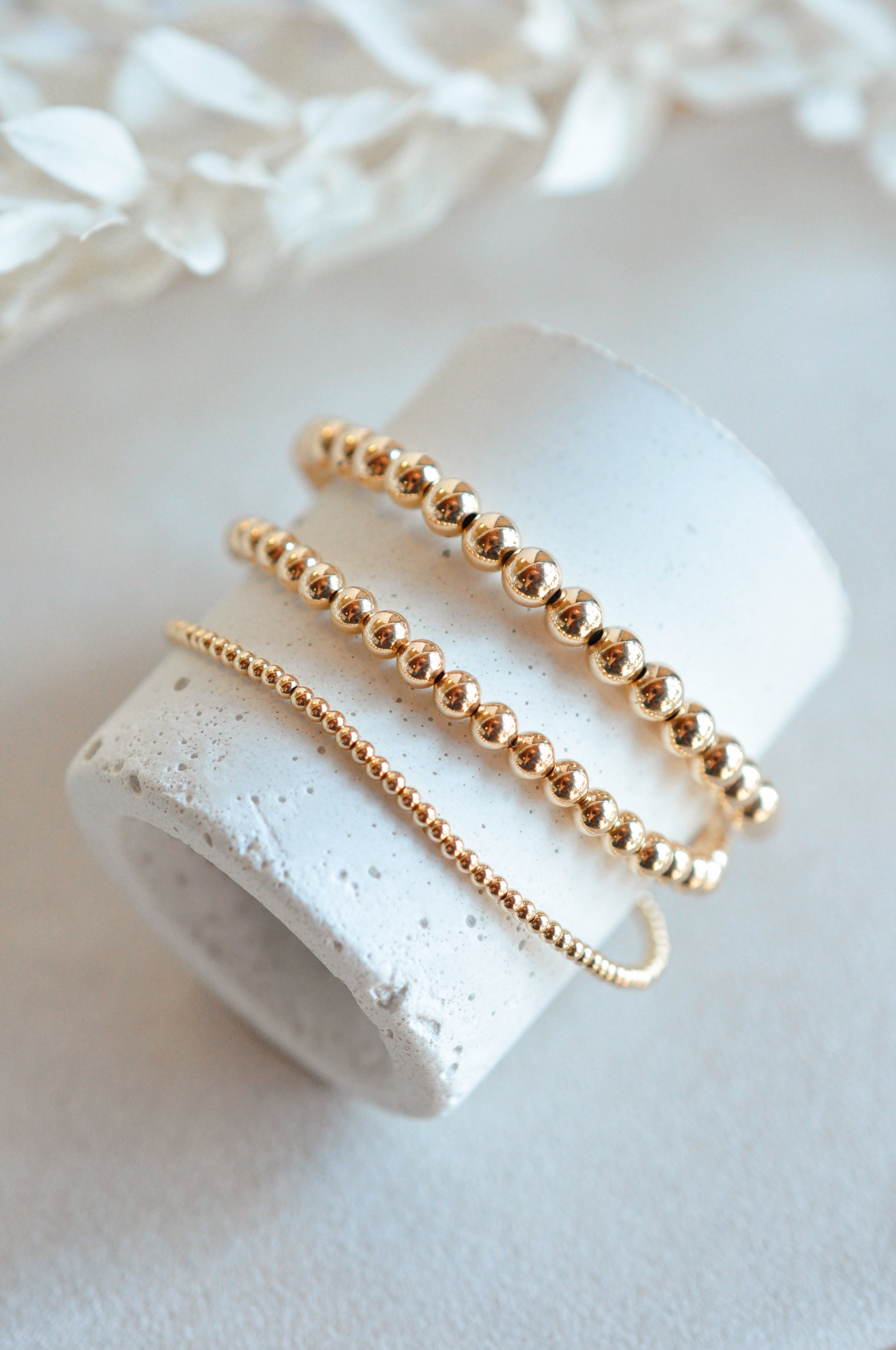 Bella Beaded Bracelets - Quad Espresso Jewelry