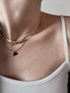 Heart Disc Neklace - Quad Espresso Jewelry