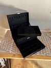 Velvet Collection Case - Quad Espresso Jewelry