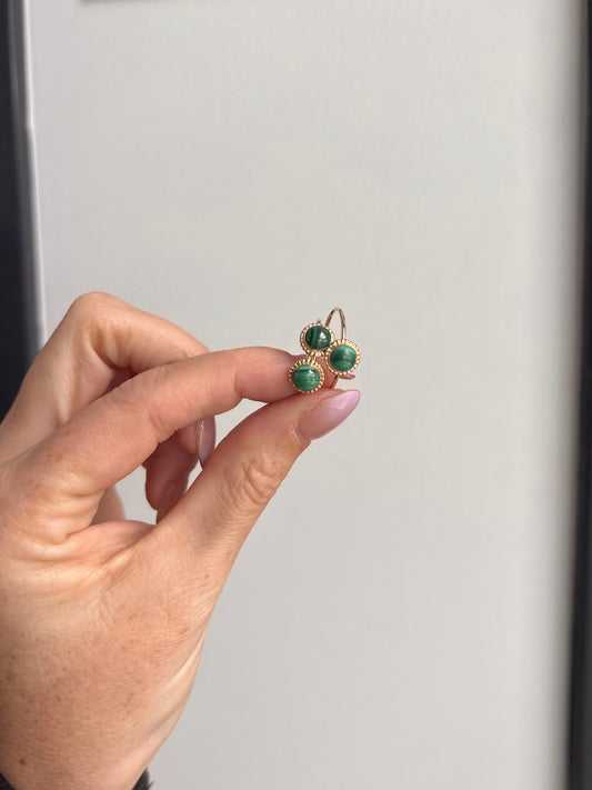 HALO Ring - Malachite - Quad Espresso Jewelry
