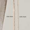Initial Connector Charm Necklace