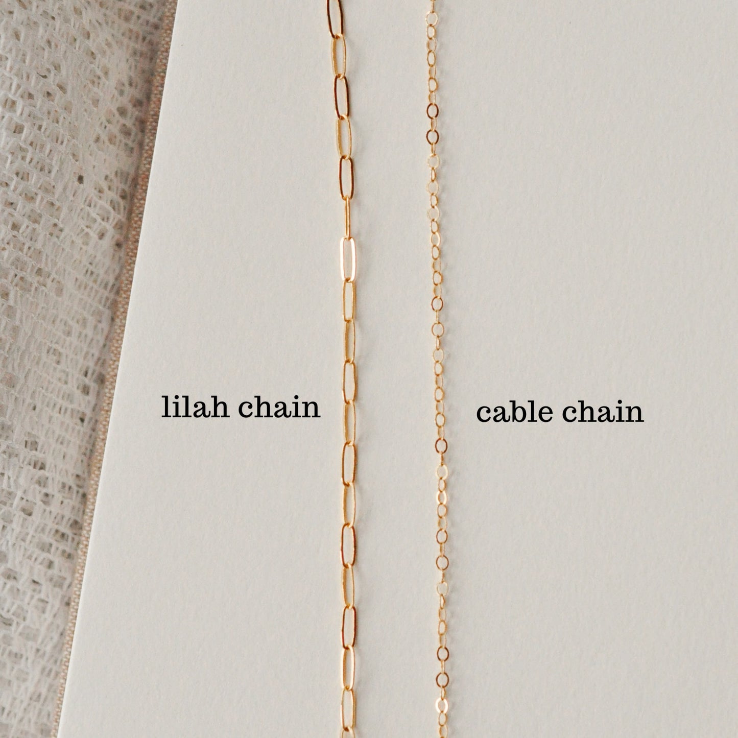 Initial Connector Charm Necklace