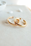 Chunky Statement Hoops - Quad Espresso Jewelry