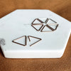 Seamless Triangles - Quad Espresso Jewelry