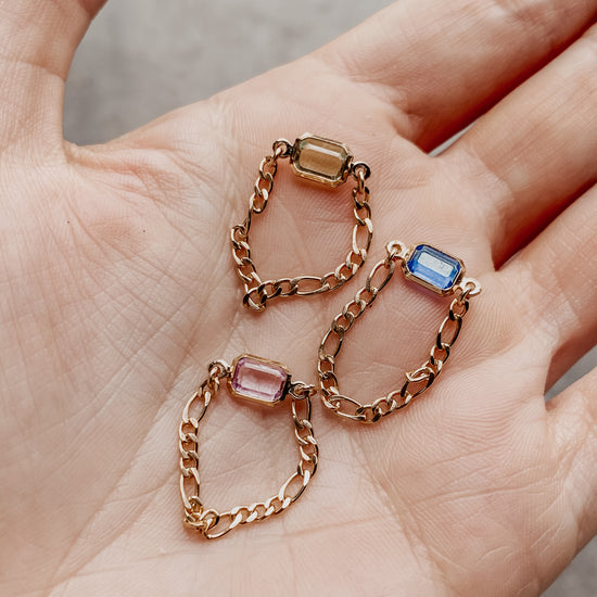 Rectangle Stone Ring - Quad Espresso Jewelry