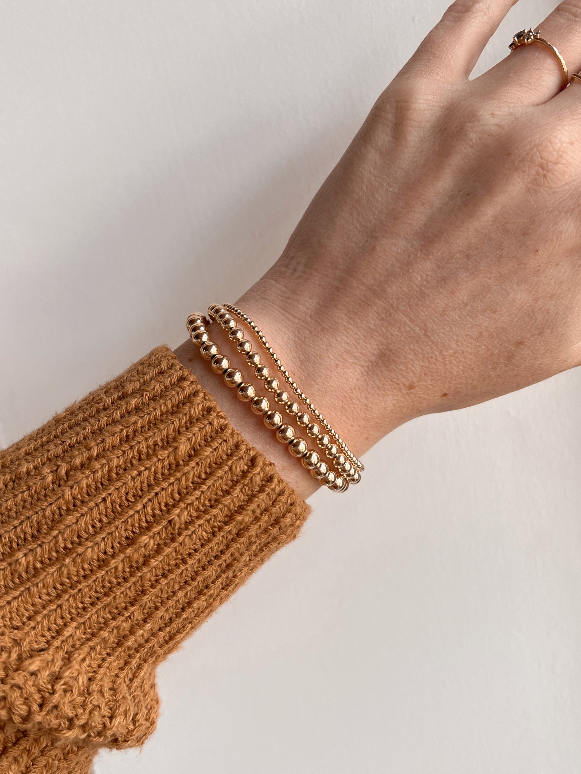 Bella Beaded Bracelets - Quad Espresso Jewelry