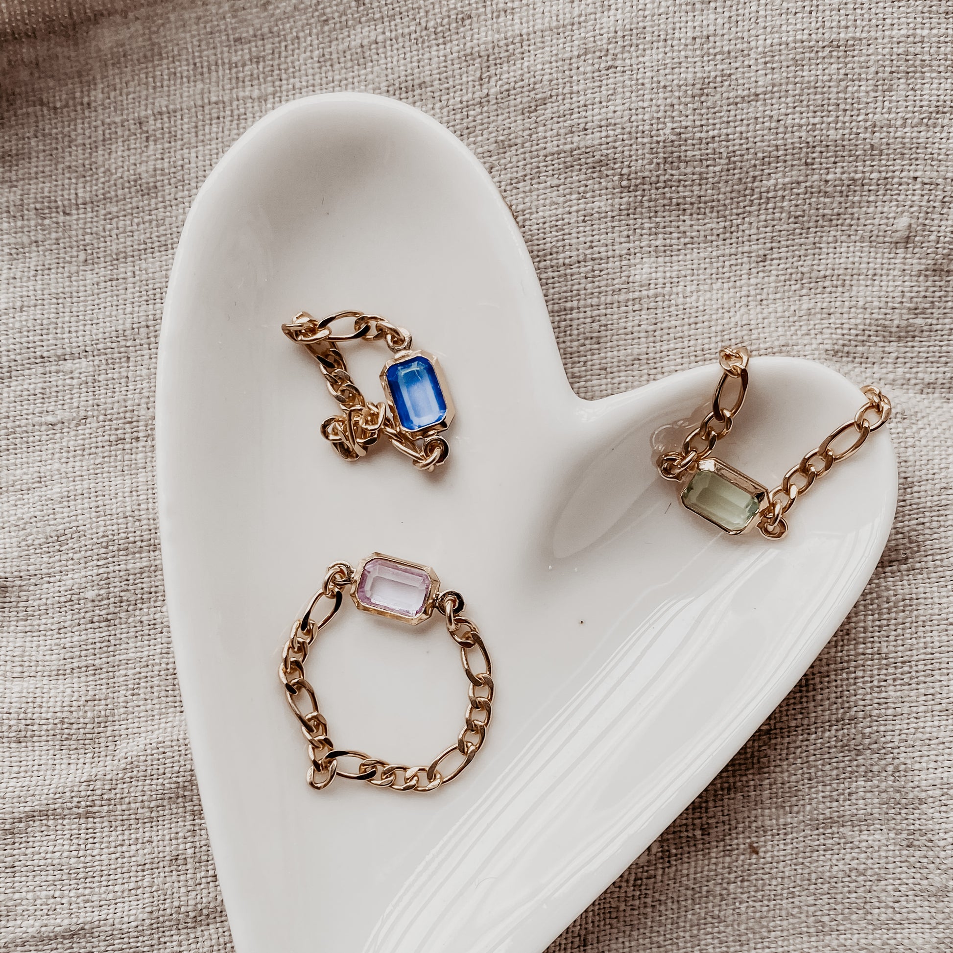 Rectangle Stone Ring - Quad Espresso Jewelry