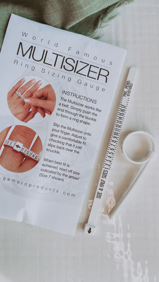 Ring Sizer - Quad Espresso Jewelry