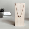 Sphere Necklace - Quad Espresso Jewelry