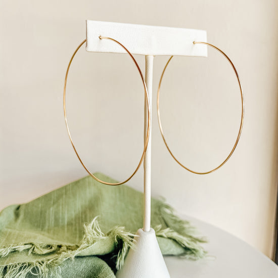 Essential Gold Hoops - Quad Espresso Jewelry