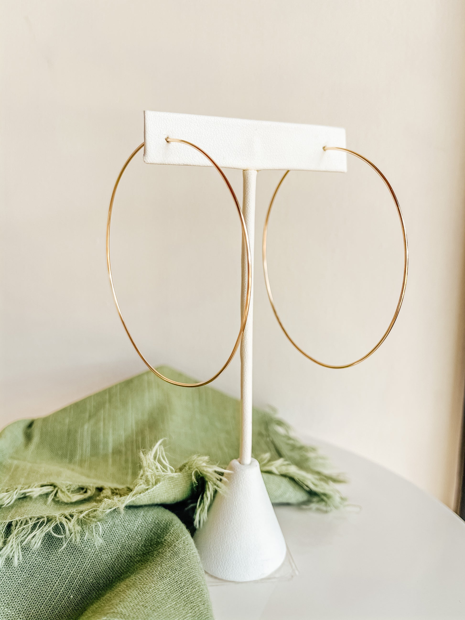 Essential Gold Hoops - Quad Espresso Jewelry