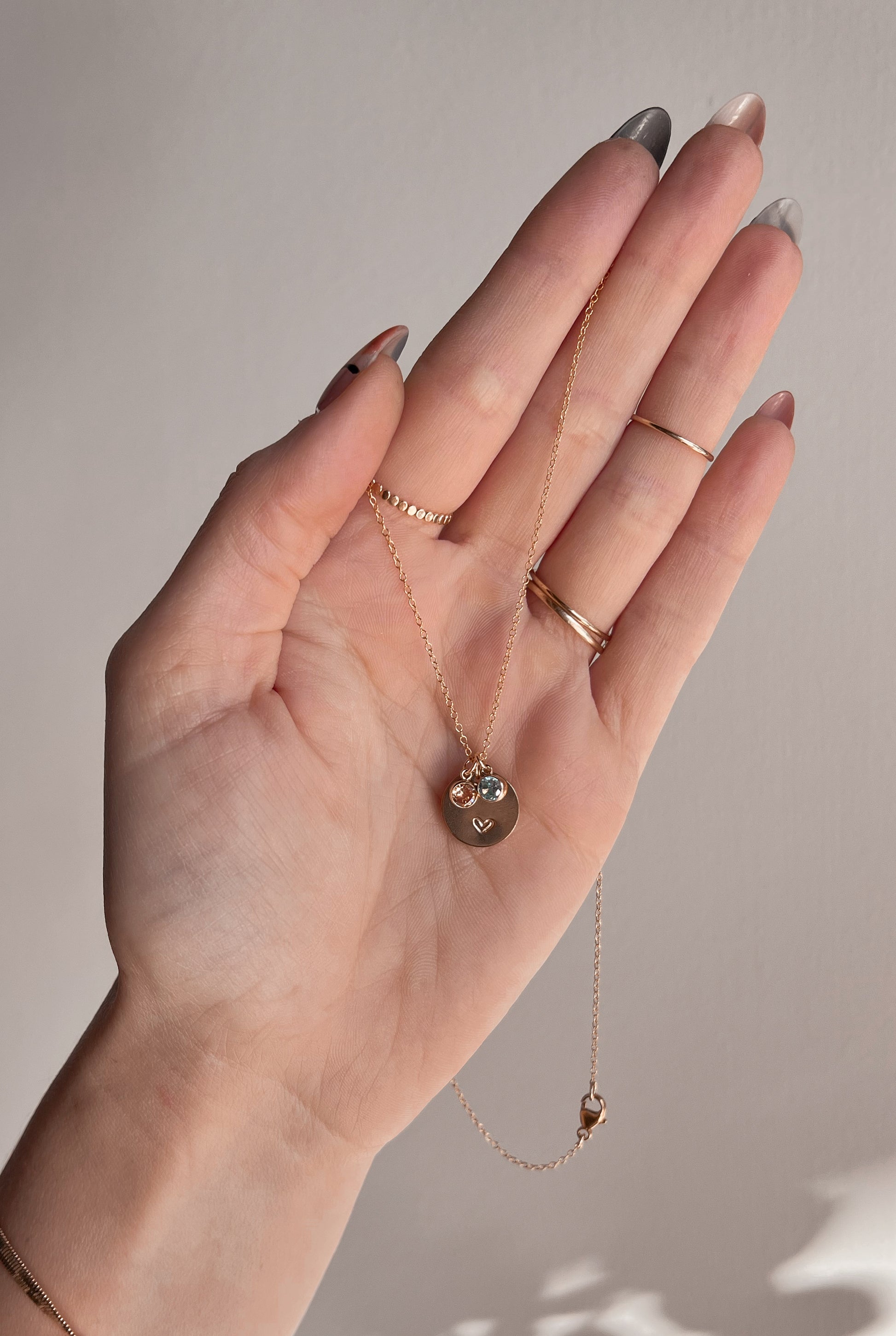 Love Disc Necklace - Quad Espresso Jewelry