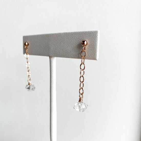 Herkimer Diamond Sunburst Swings - Quad Espresso Jewelry
