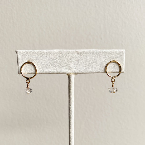 Herkimer Diamond Drops - Quad Espresso Jewelry
