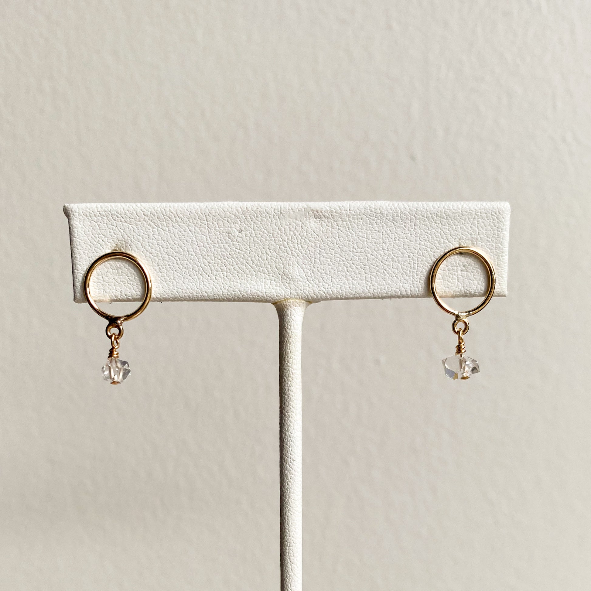 Herkimer Diamond Drops - Quad Espresso Jewelry