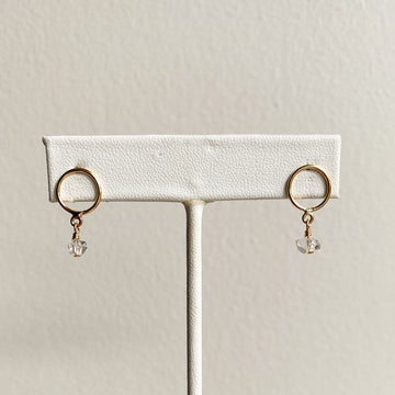 Herkimer Diamond Drops - Quad Espresso Jewelry