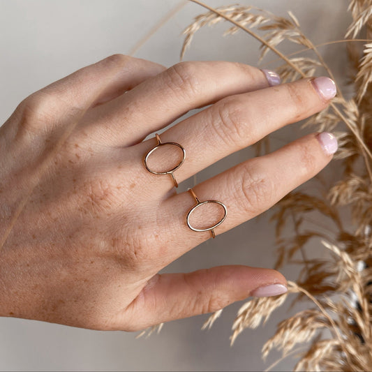 Oval Ring - Quad Espresso Jewelry