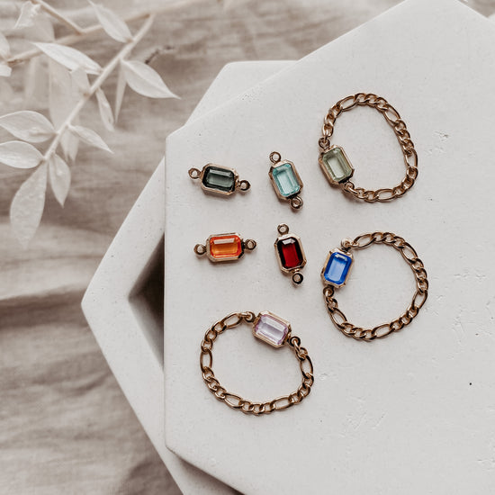 Rectangle Stone Ring - Quad Espresso Jewelry