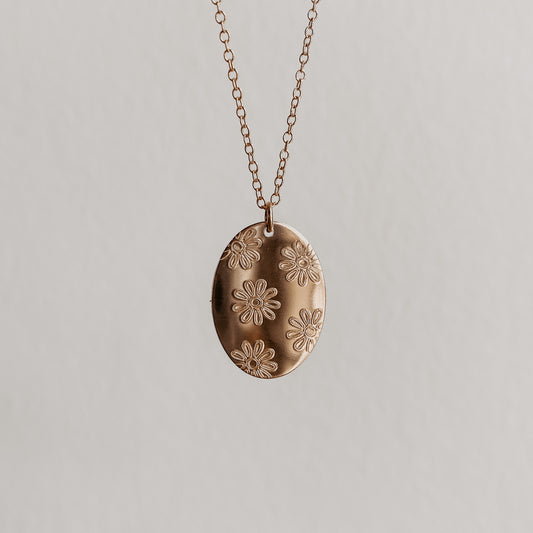 Summer Daisy Necklace - Quad Espresso Jewelry