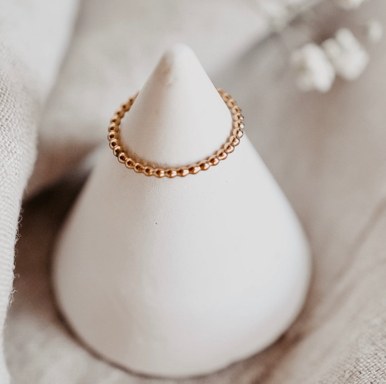 Beaded Ring Set - Quad Espresso Jewelry