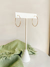 Essential Gold Hoops - Quad Espresso Jewelry