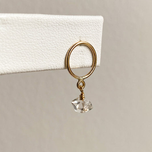 Herkimer Diamond Drops - Quad Espresso Jewelry