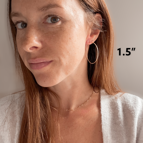 Essential Gold Hoops - Quad Espresso Jewelry