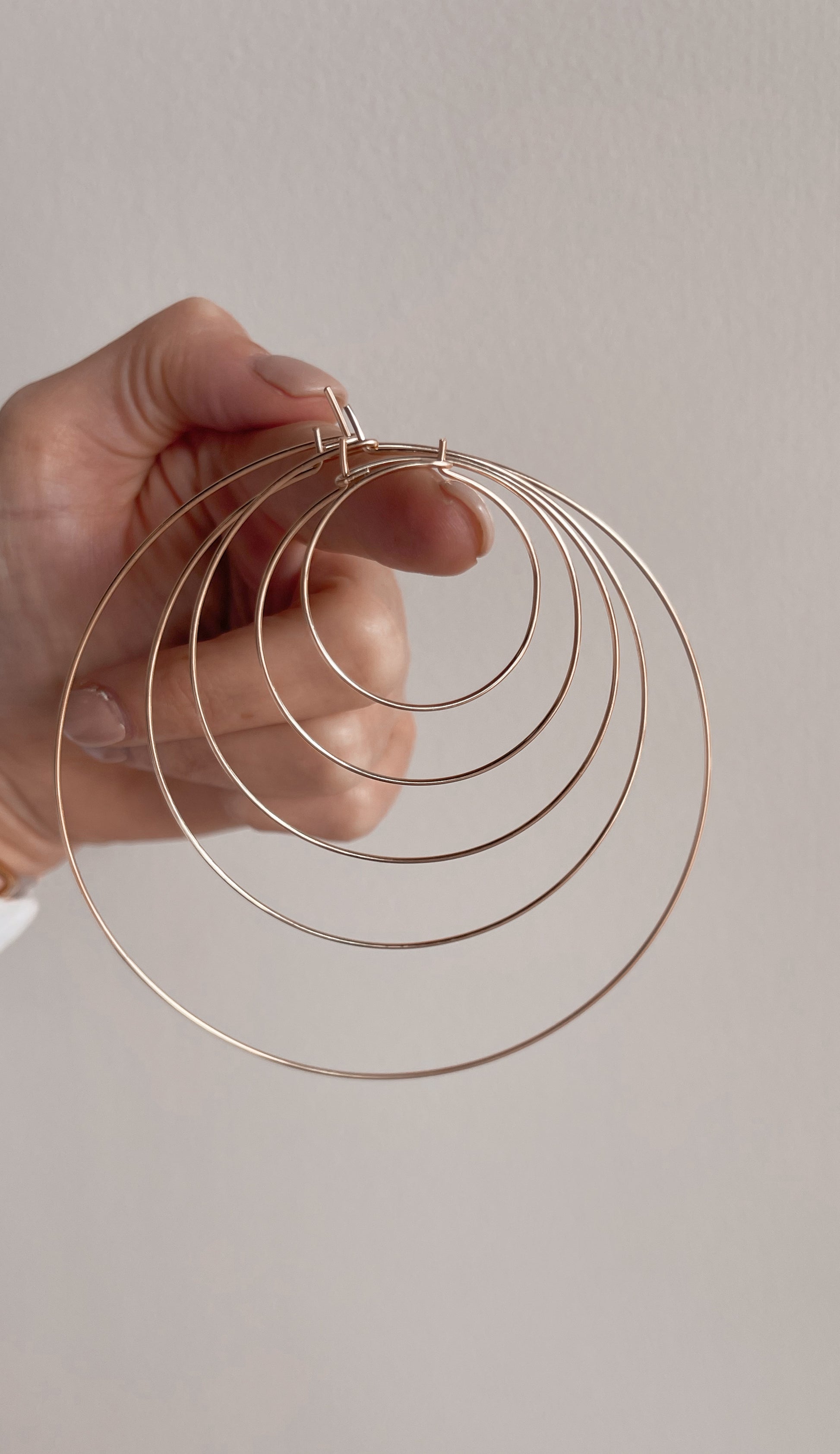 Essential Gold Hoops - Quad Espresso Jewelry