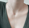 Mini Beaded Pink Heart Necklace - Quad Espresso Jewelry