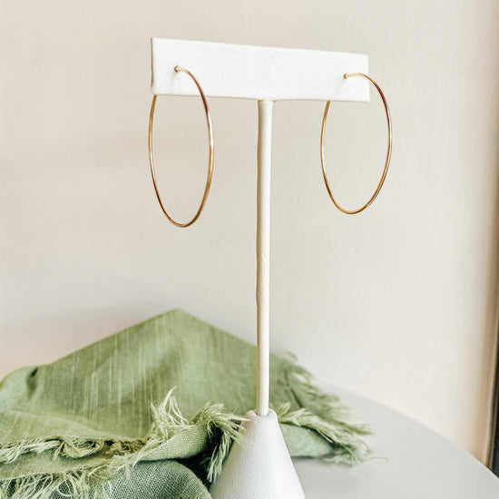Essential Gold Hoops - Quad Espresso Jewelry