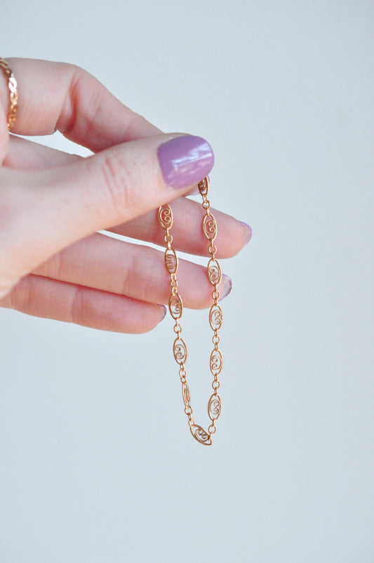 Vintage Bracelet - Quad Espresso Jewelry