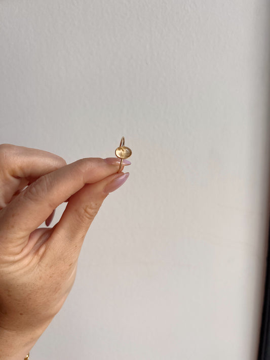 OVAL Ring - Golden Rutilated Quartz