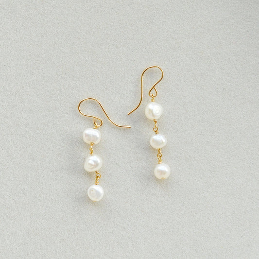 Pearl Drops - Quad Espresso Jewelry