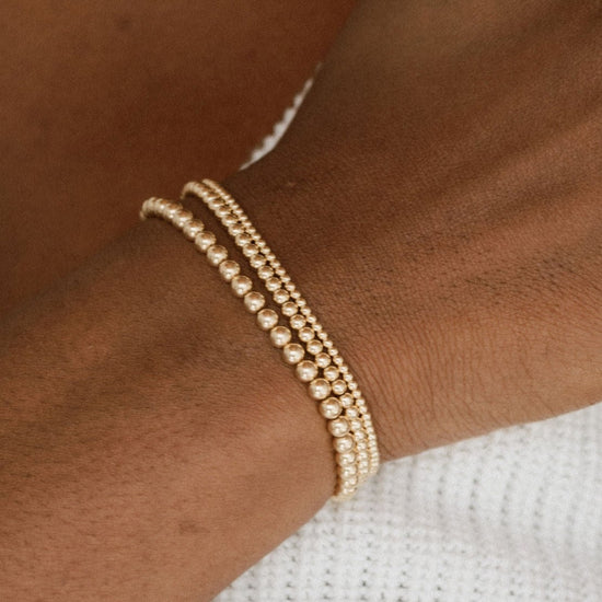 Bella Beaded Bracelets - Quad Espresso Jewelry