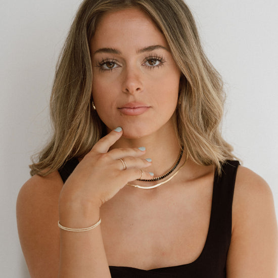 Luna Necklace - Quad Espresso Jewelry