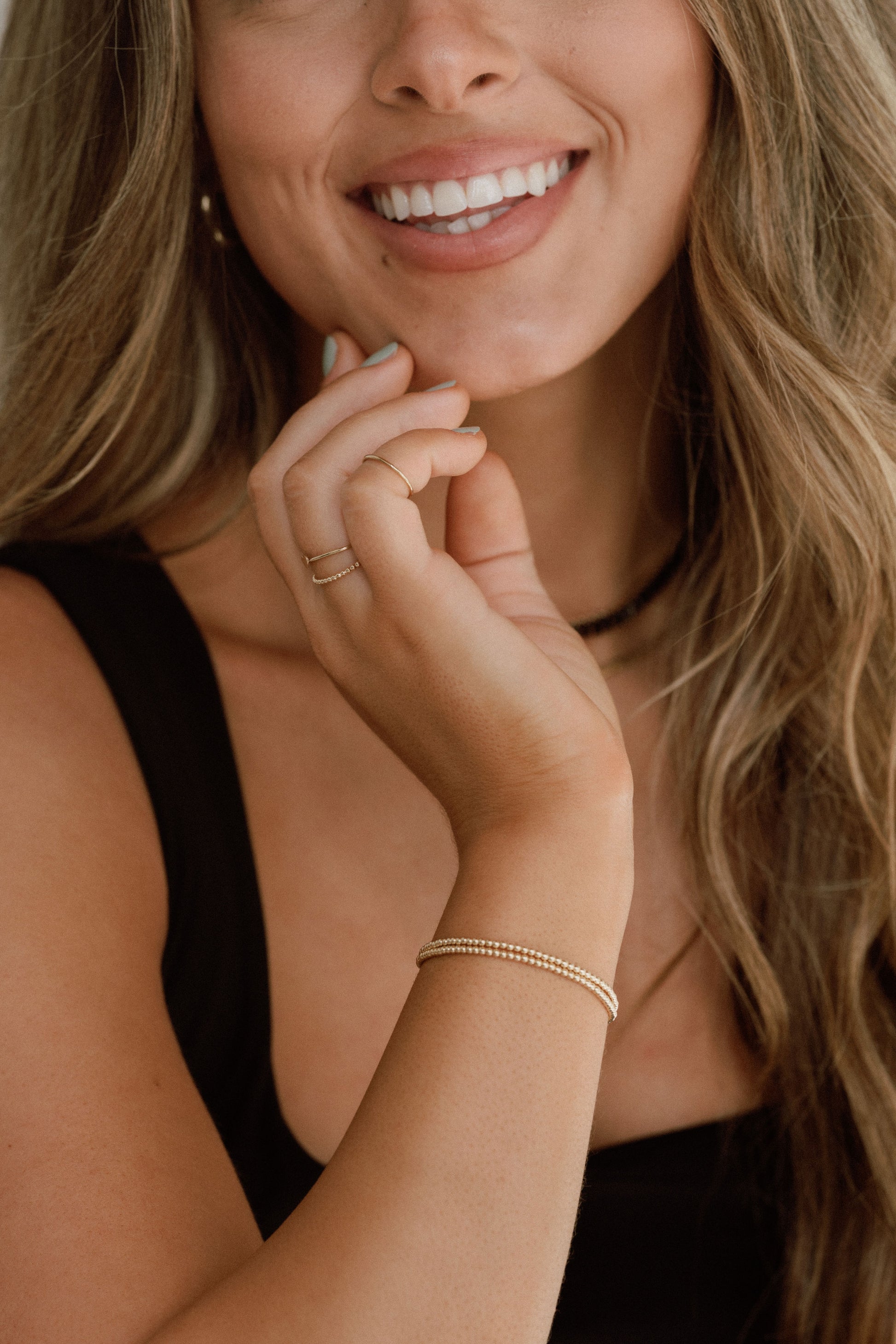 Bella Beaded Bracelets - Quad Espresso Jewelry