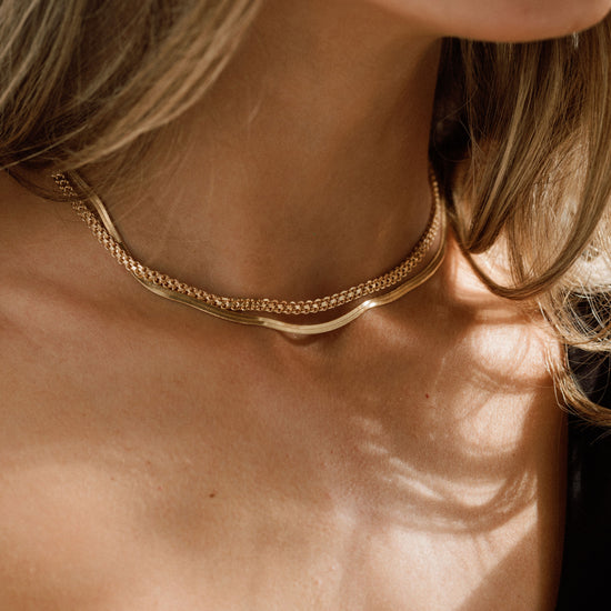 London Necklace - Quad Espresso Jewelry