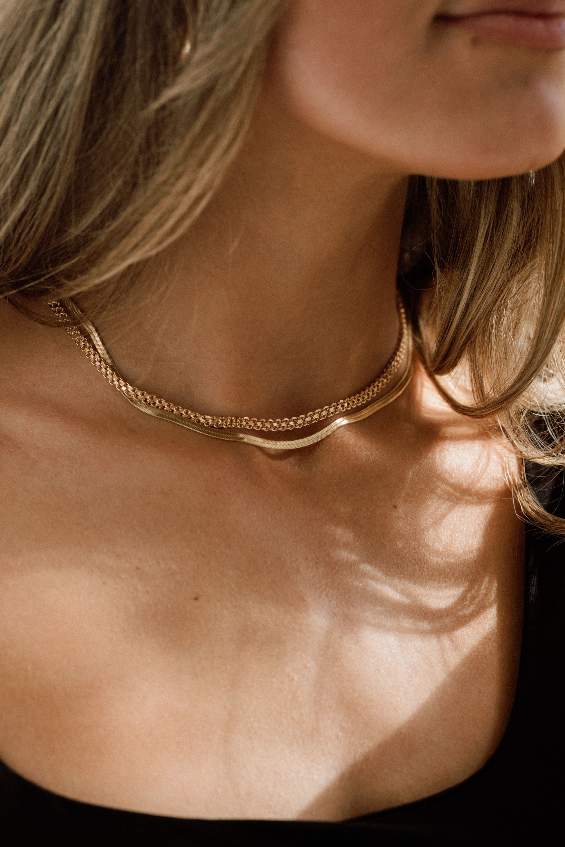 London Necklace - Quad Espresso Jewelry