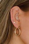 Every Day Shiny Studs - Quad Espresso Jewelry
