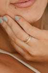 Wavelet Ring - Quad Espresso Jewelry