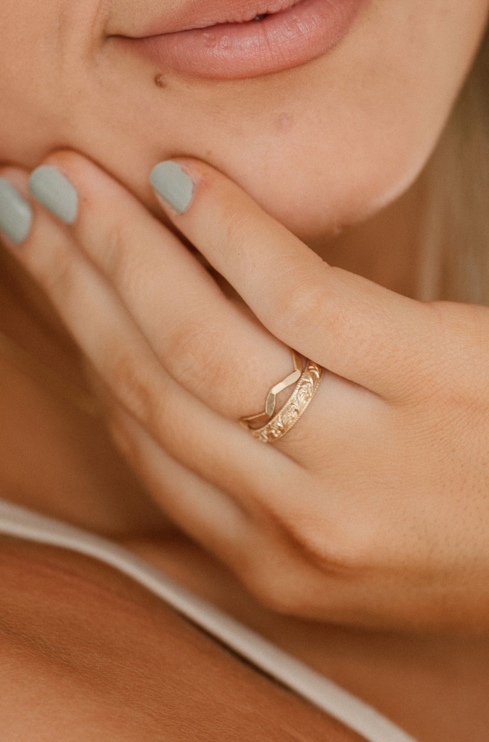 Wavelet Ring - Quad Espresso Jewelry