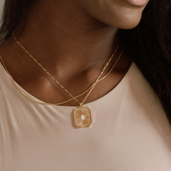 Statement Opal Necklace - Quad Espresso Jewelry