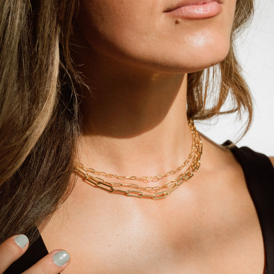 Lilah Chain - Quad Espresso Jewelry