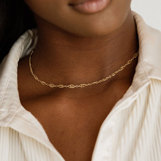 Vintage Chain - Quad Espresso Jewelry