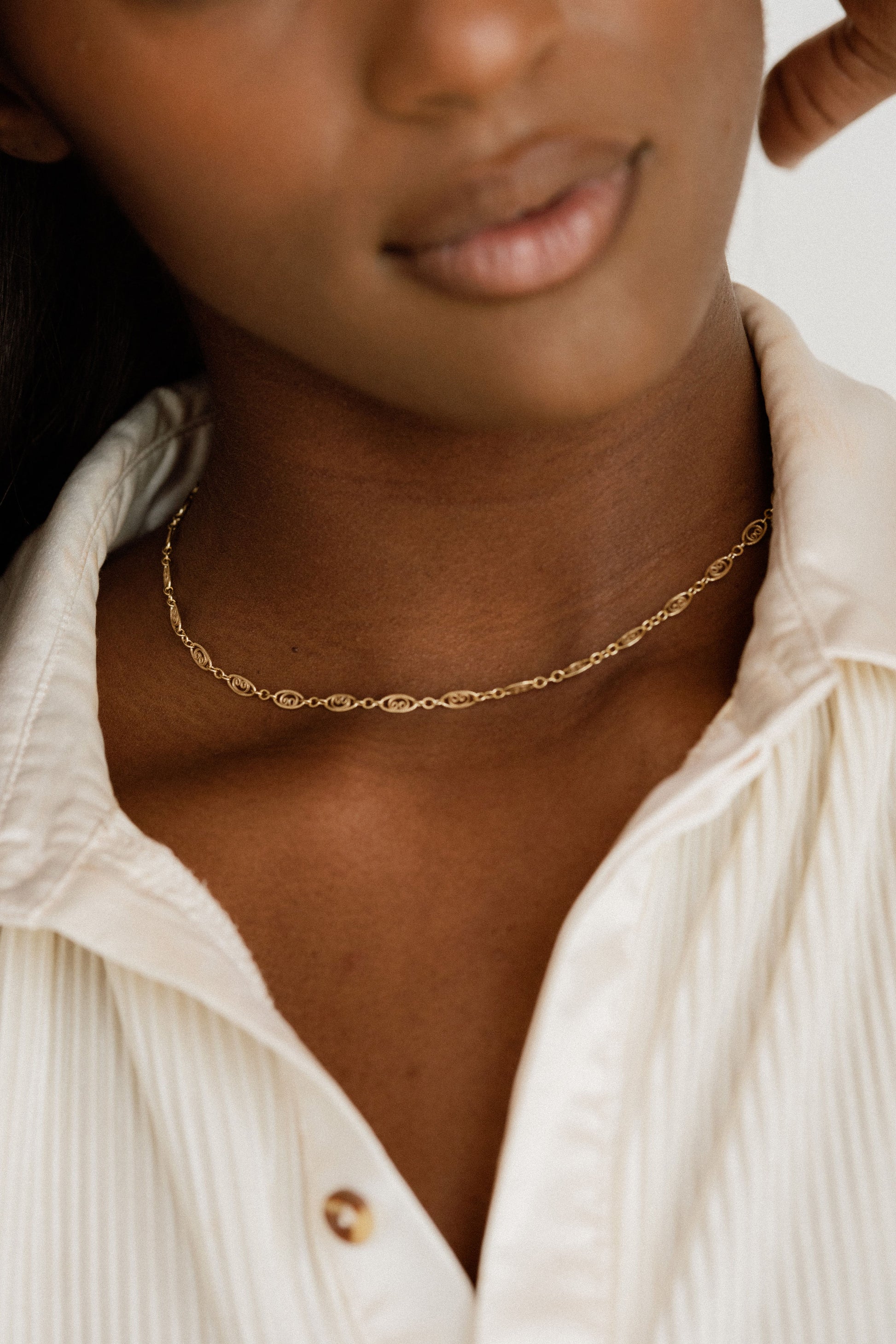 Vintage Chain - Quad Espresso Jewelry
