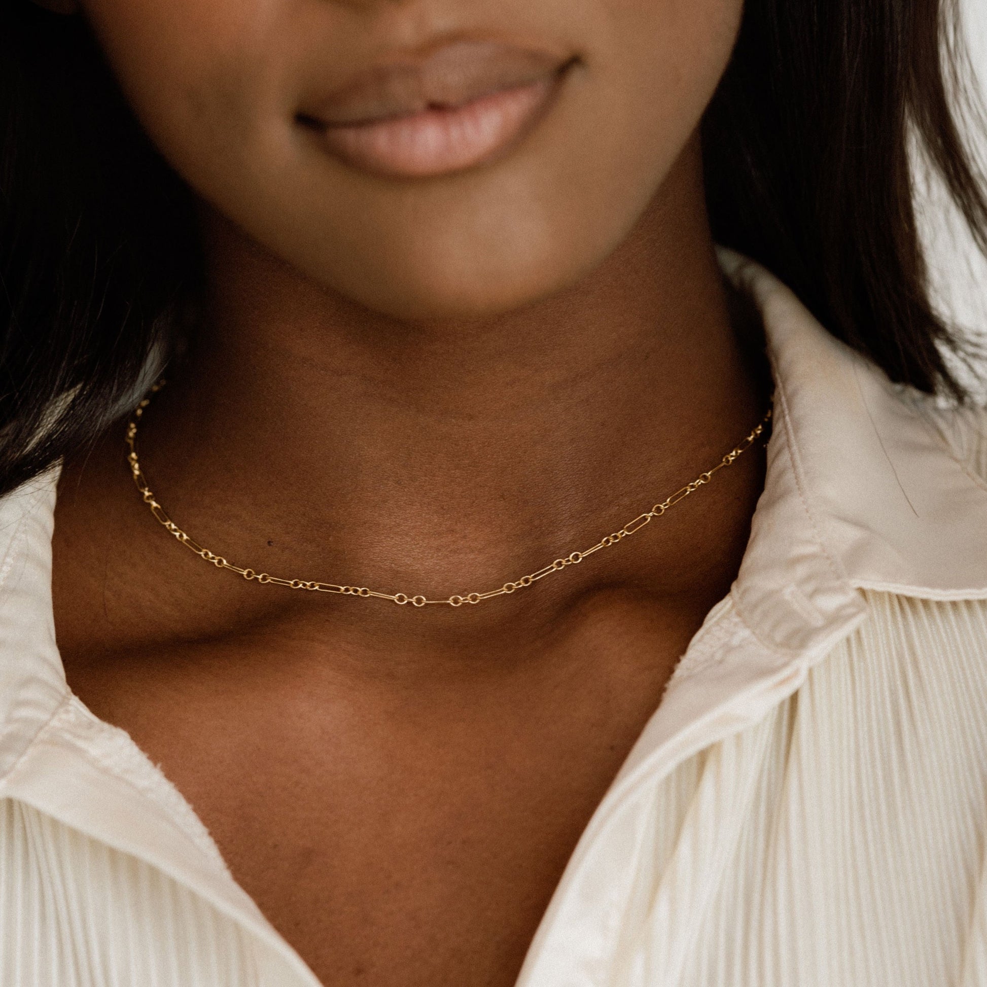 Thick Emmy Chain - Quad Espresso Jewelry