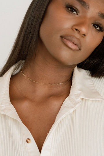 Lilah Chain - Quad Espresso Jewelry