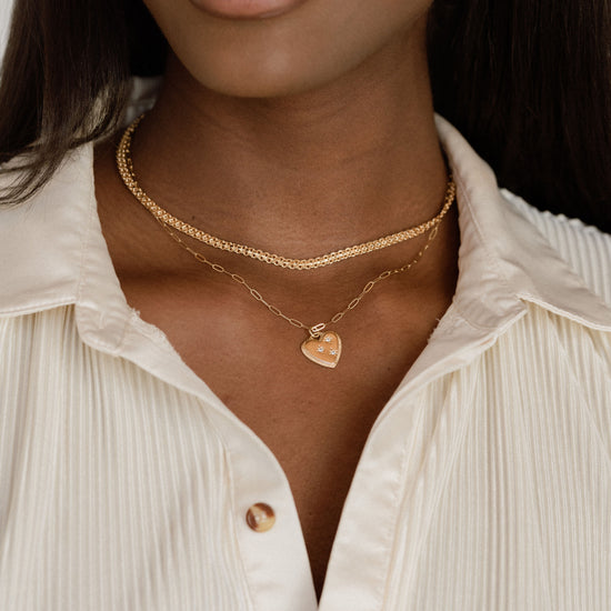 London Necklace - Quad Espresso Jewelry