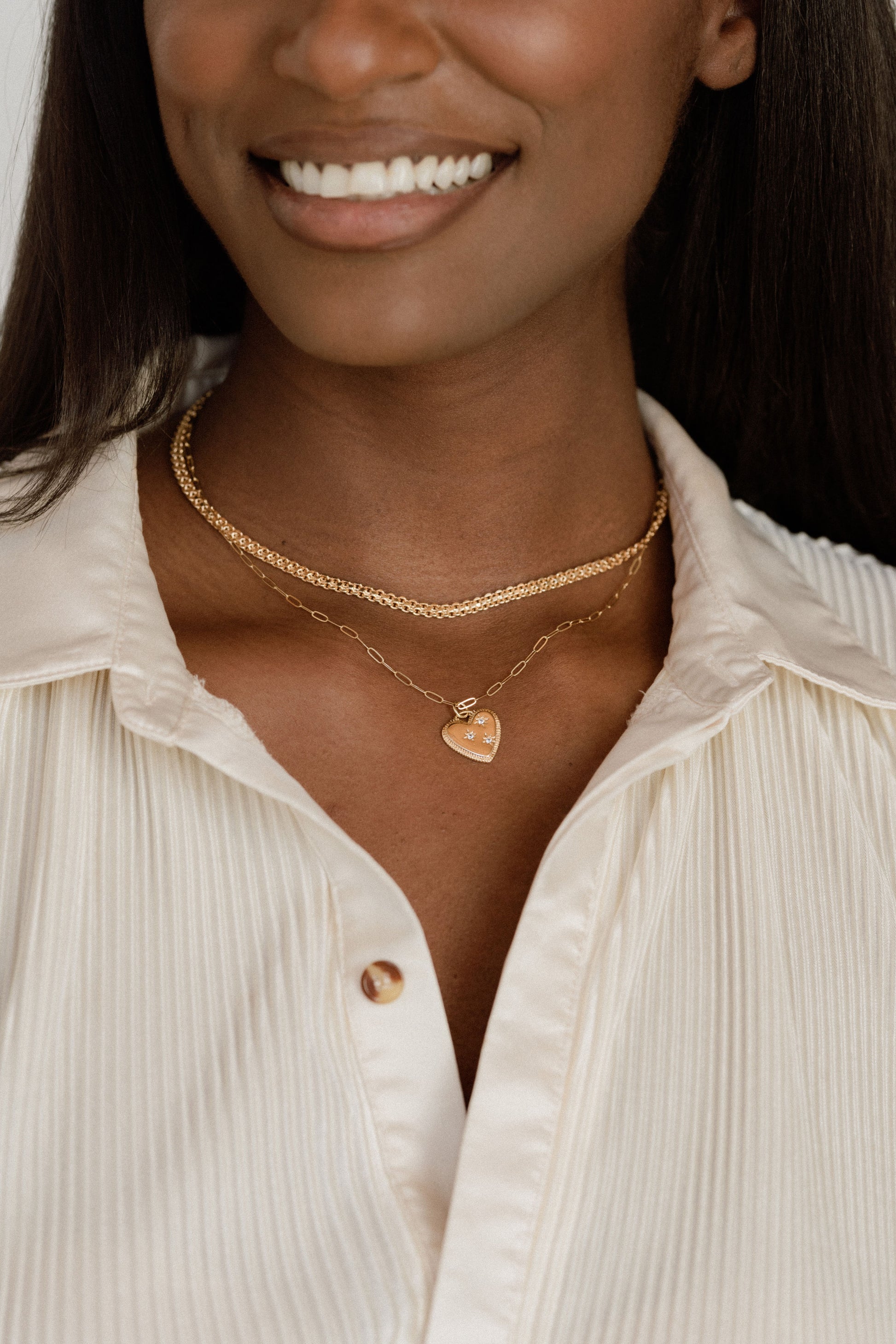 London Necklace - Quad Espresso Jewelry